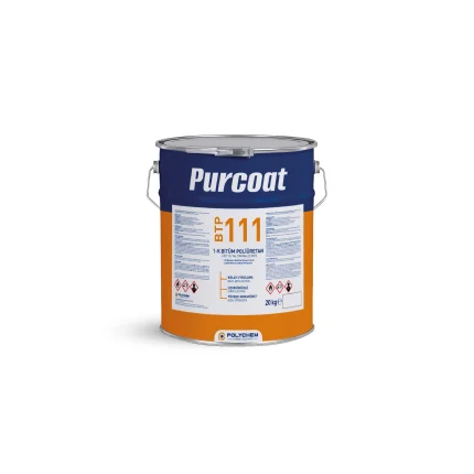 Polychem Purcoat BTP-111 1K bitüm poliüretan esaslı likit su yalıtım malzemesi - yüksek elastikiyetli çözüm